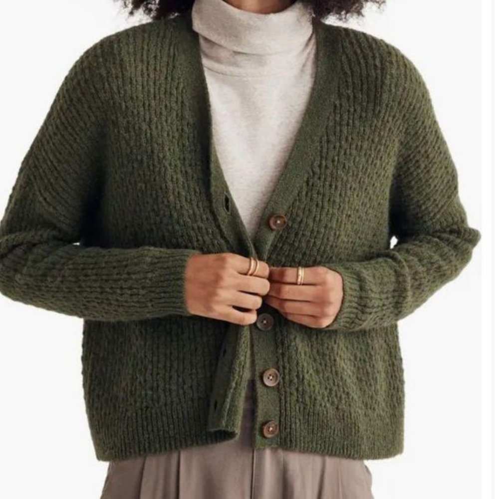 Madewell Mayfair Sweater Cardigan